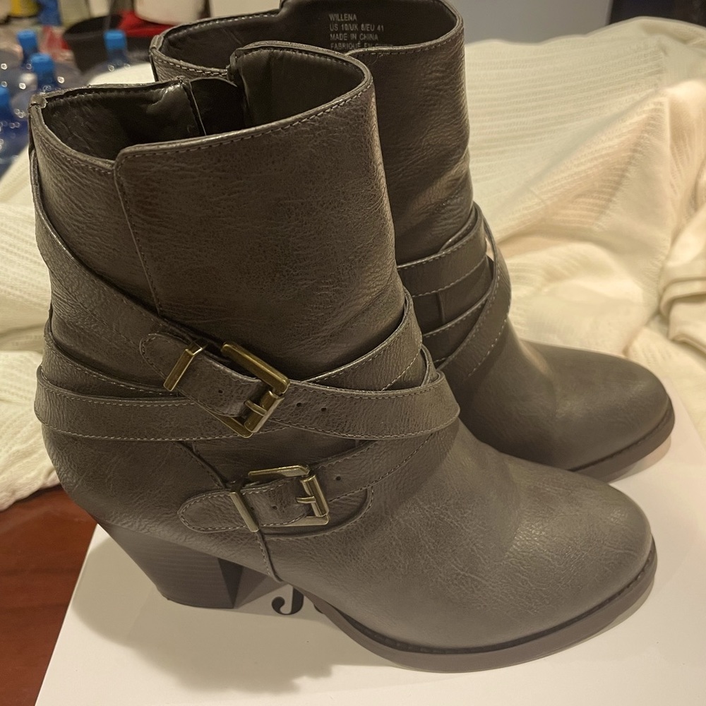 JustFab brown boots